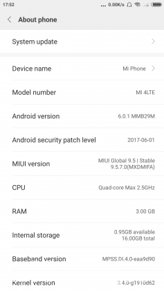 xiaomi mi 4lte